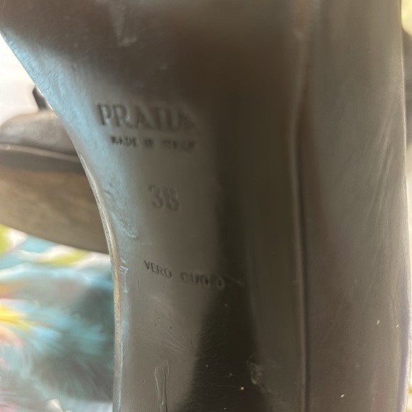 PRADA Vintage heels sz 38 - Picture 3 of 4
